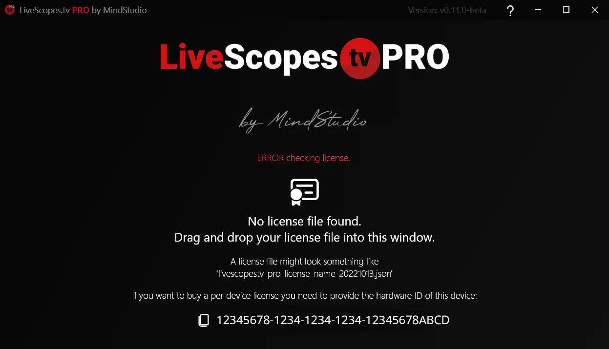 LiveScopes.TV PRO No License Found